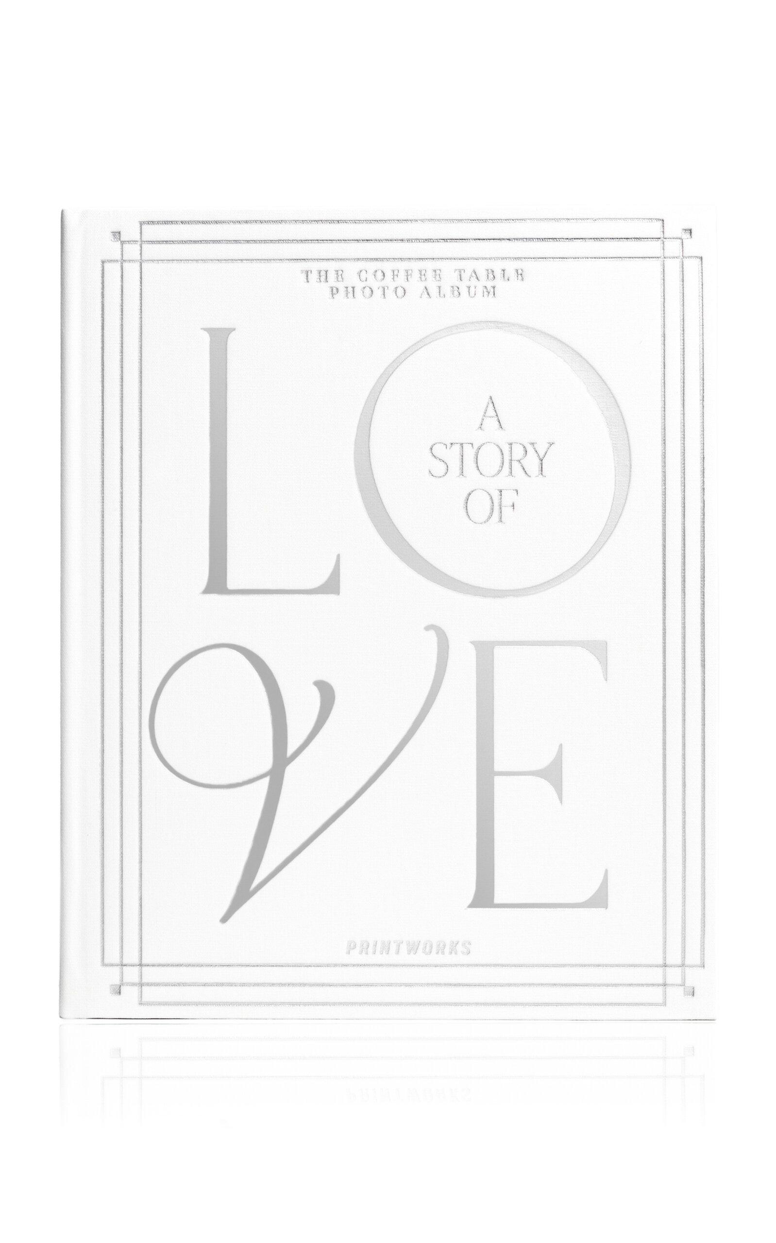 Printworks - A Story of Love Wedding Album - White - Moda Operandi by PRINTWORKS