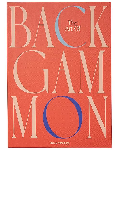 Printworks Classic Art Of Backgammon in Red by PRINTWORKS
