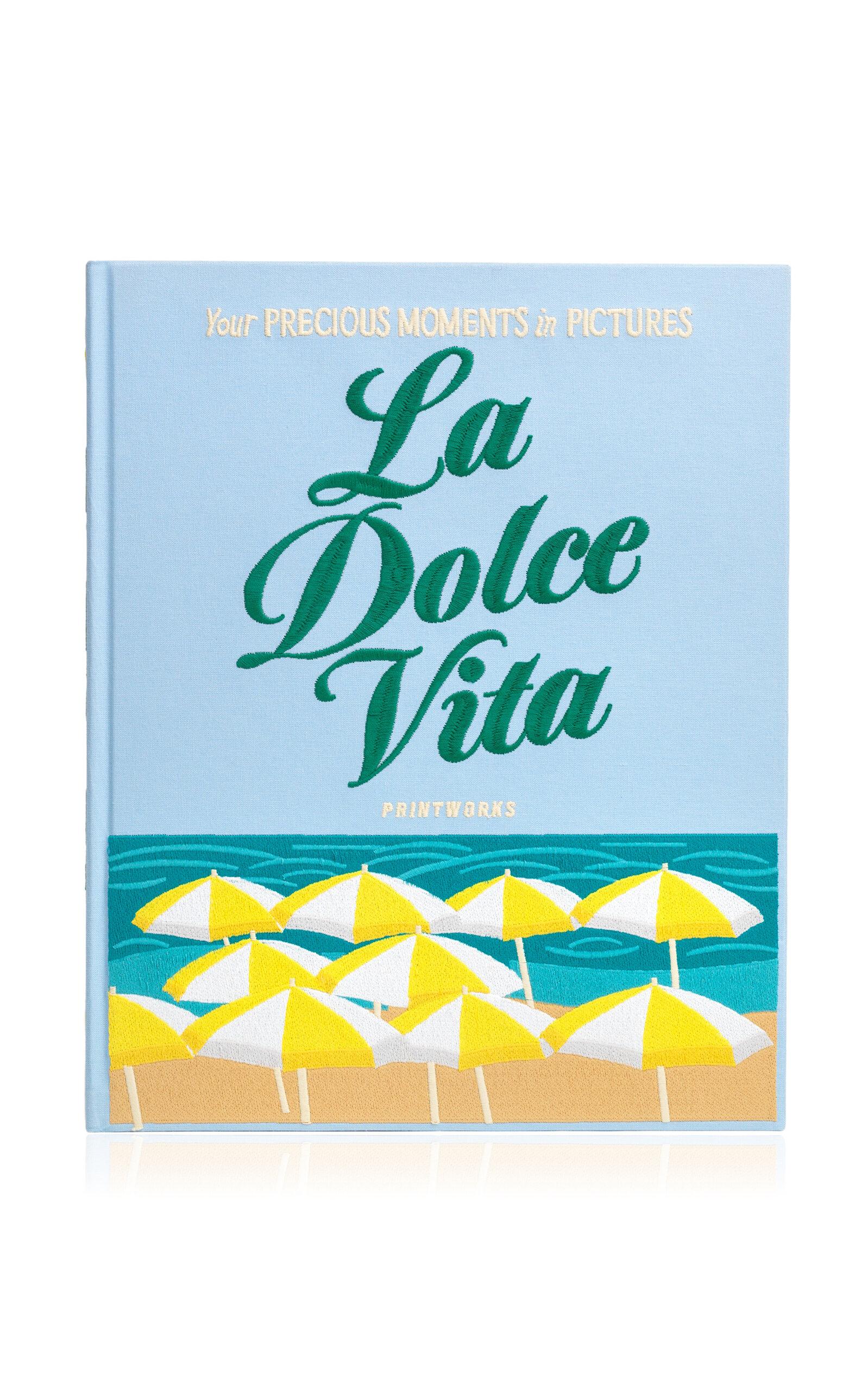Printworks - Dolce Vita Embroidered Photo Album - Blue - Moda Operandi by PRINTWORKS