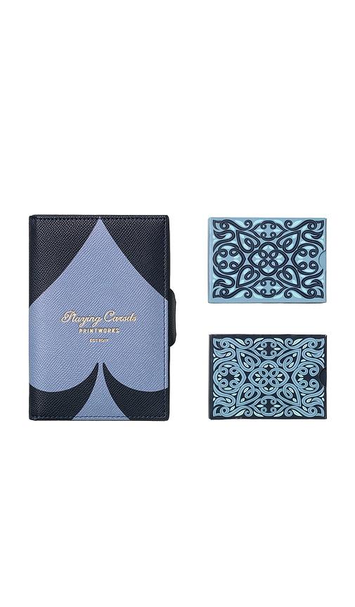 Printworks Double Playing Cards in Navy by PRINTWORKS