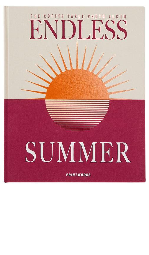 Printworks Endless Summer Maroon Photo Album in Red by PRINTWORKS