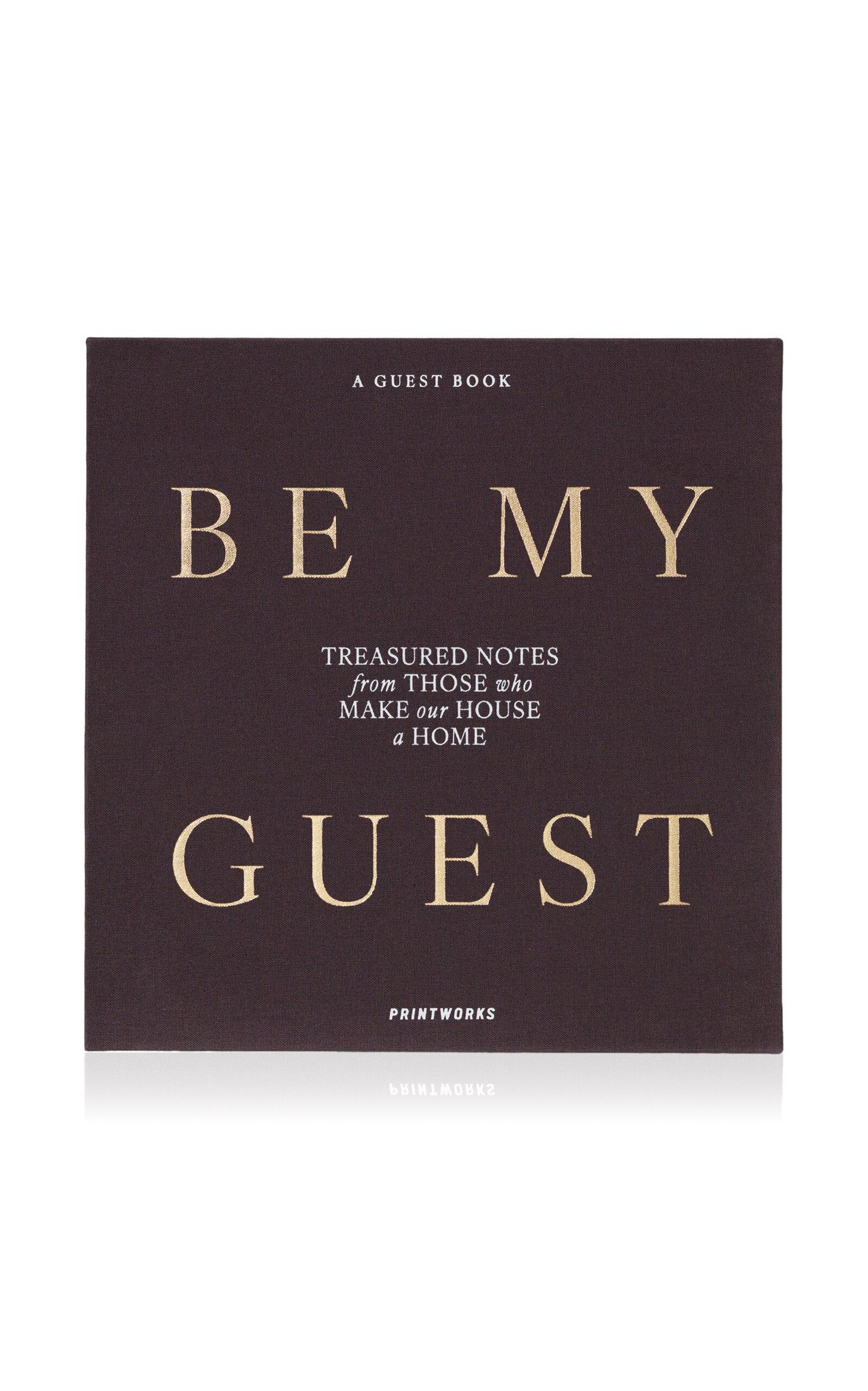 Printworks - Guest Book - Black - Moda Operandi by PRINTWORKS