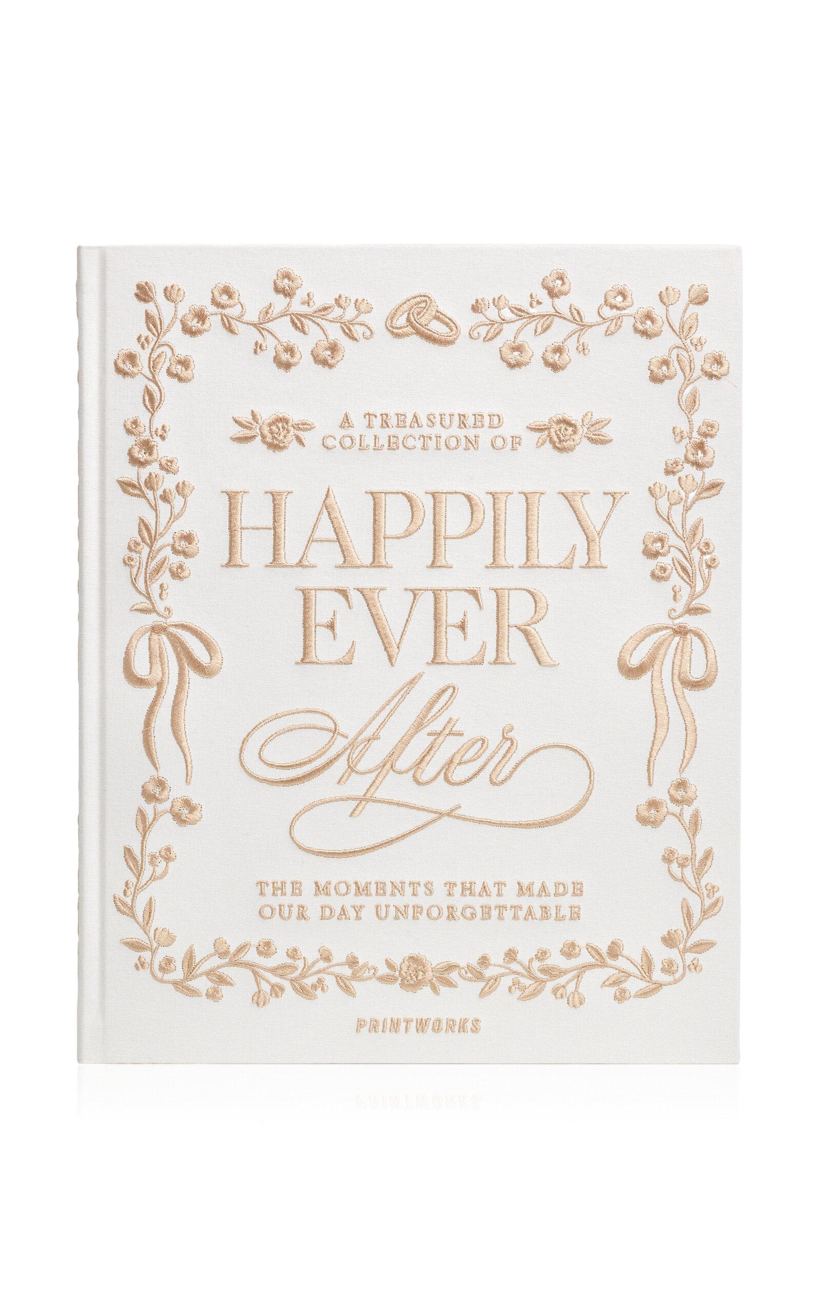Printworks - Happily Ever After Embroidered Photo Album - Nude - Moda Operandi by PRINTWORKS
