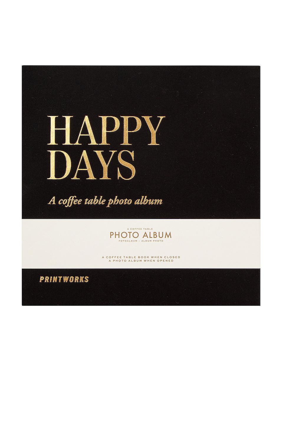 Printworks Happy Days Photo Album in Black by PRINTWORKS
