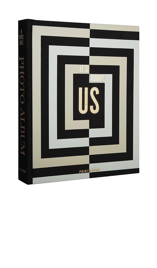 Printworks It's About Us Photo Album in Black,White by PRINTWORKS