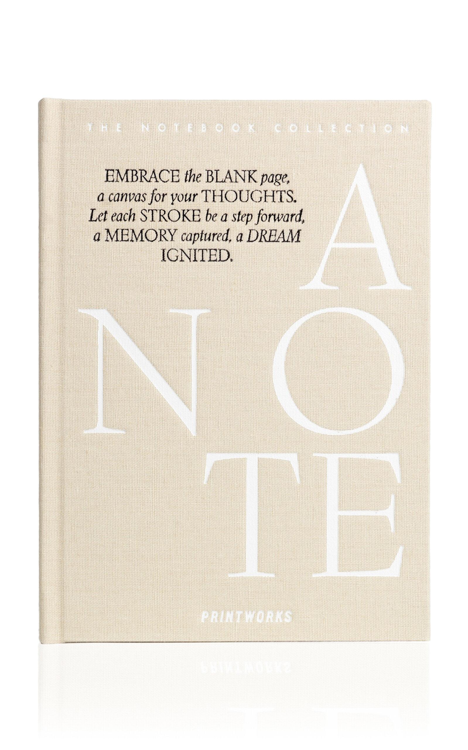 Printworks - Just a Note Notebook - Nude - Moda Operandi by PRINTWORKS