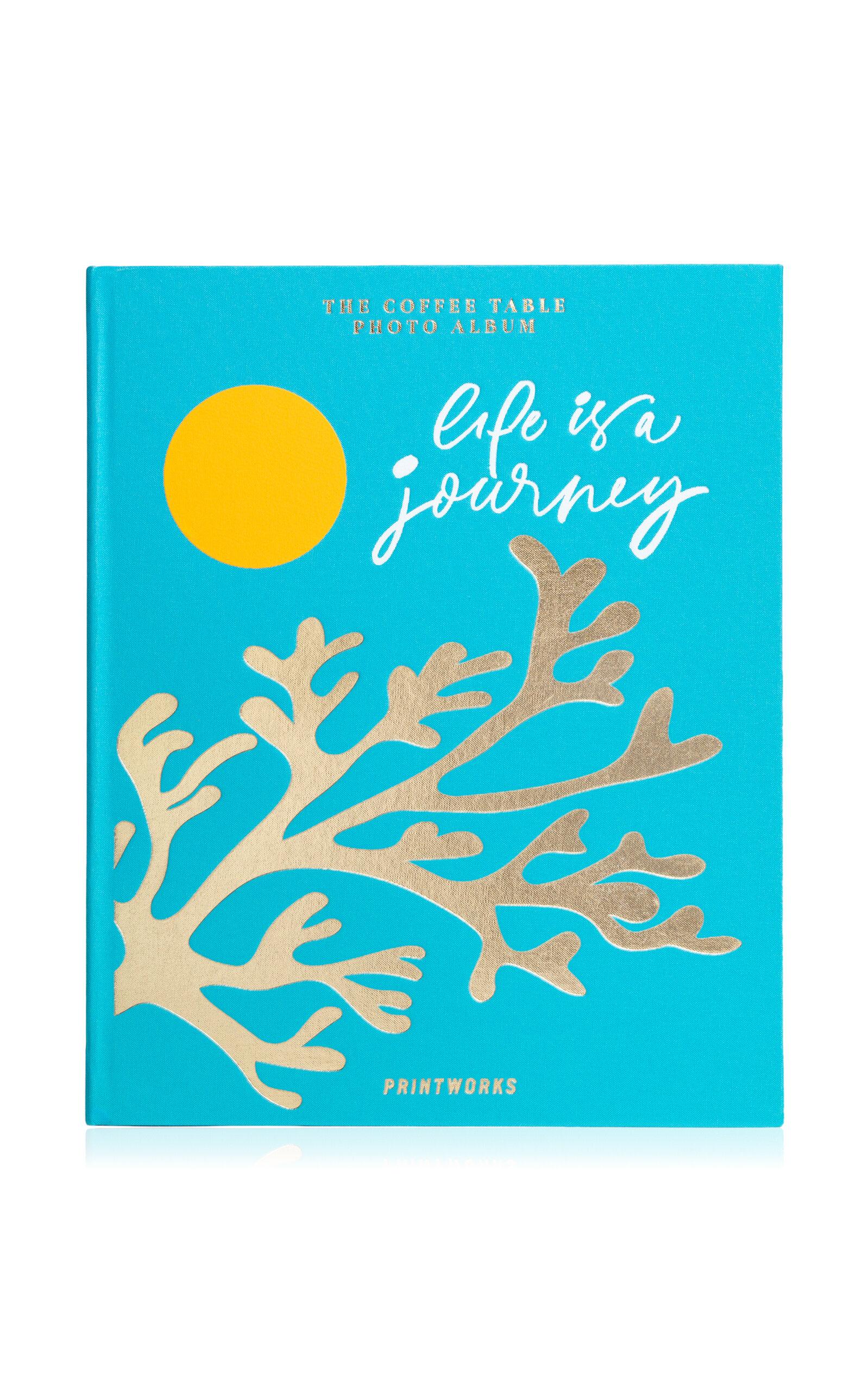 Printworks - Life Is A Journey Photo Album - Blue - Moda Operandi by PRINTWORKS