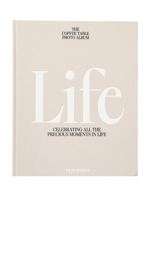 Printworks Life Photo Book in Beige by PRINTWORKS