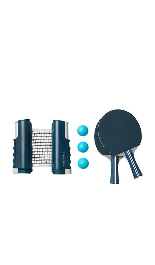 Printworks Portable Table Tennis in Blue by PRINTWORKS