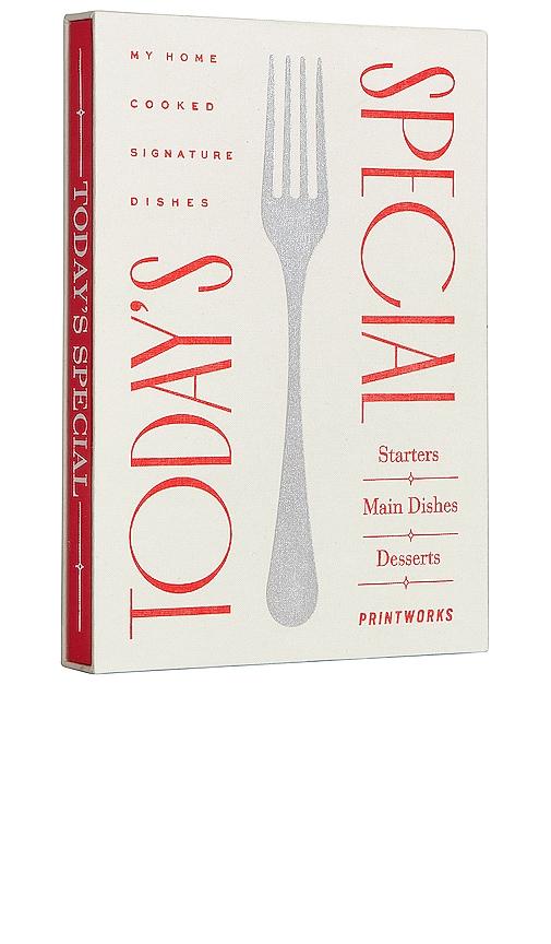 Printworks Recipe Book Today's Special in White by PRINTWORKS