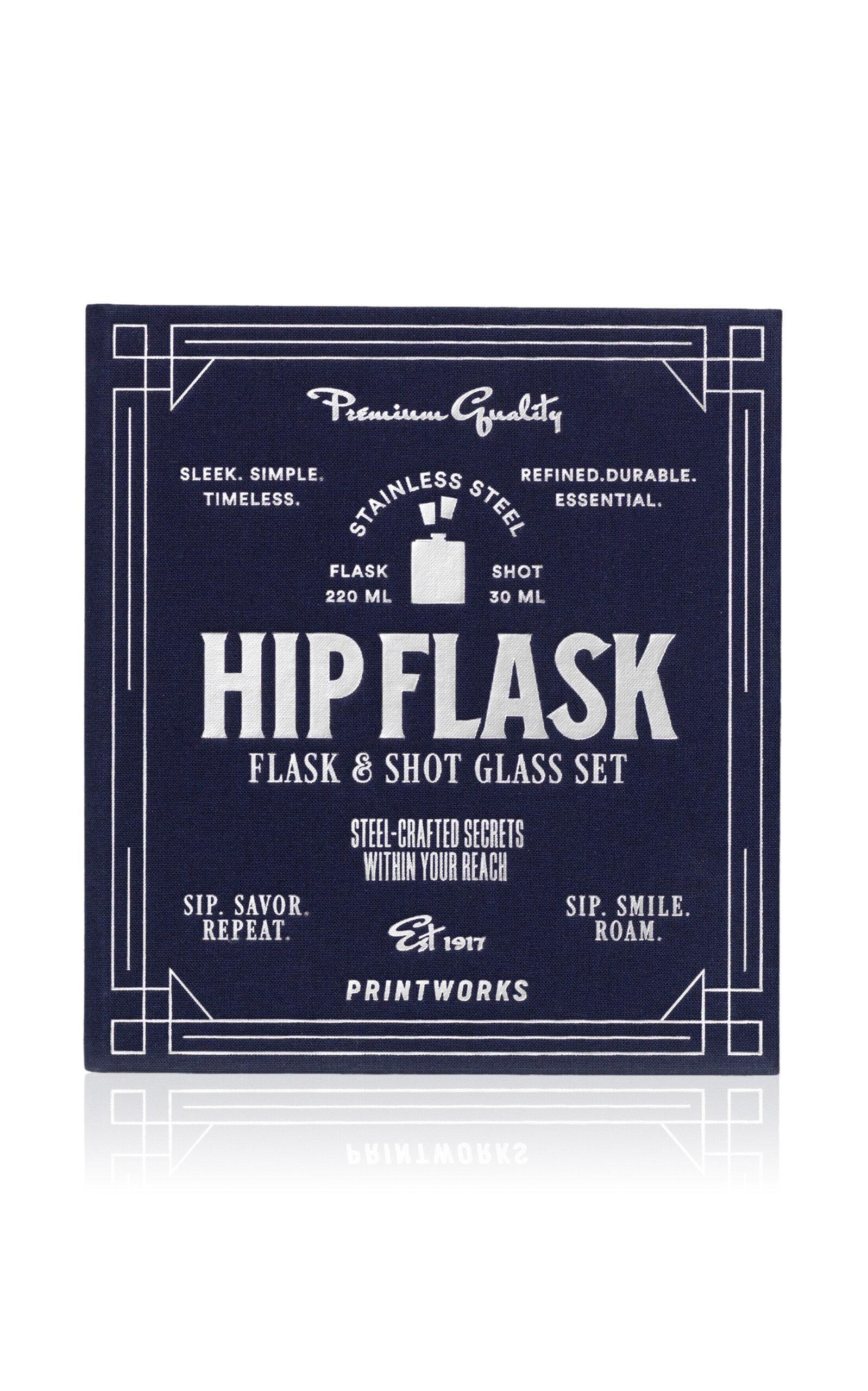 Printworks - The Essentials: Hip Flask - Blue - Moda Operandi by PRINTWORKS