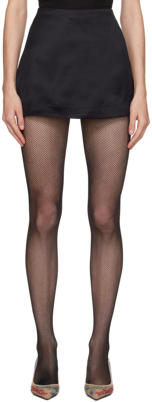 Black Teaser Miniskirt by PRISTINE