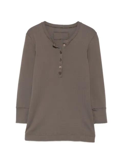 buttoned Henley T-shirt by PRIVATE 0204