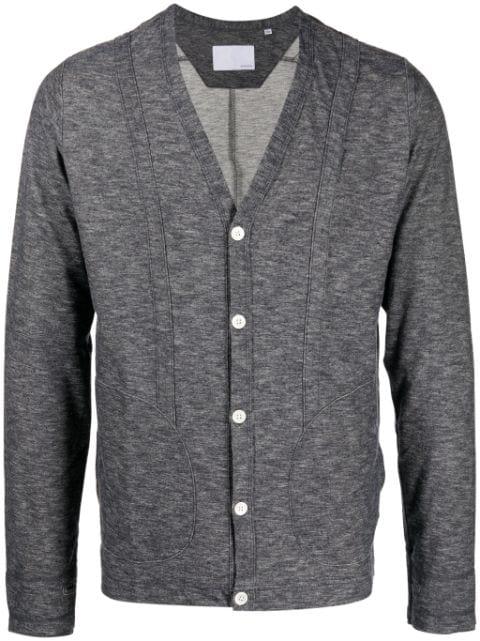 The Constantine mélange-effect cardigan by PRIVATE STOCK
