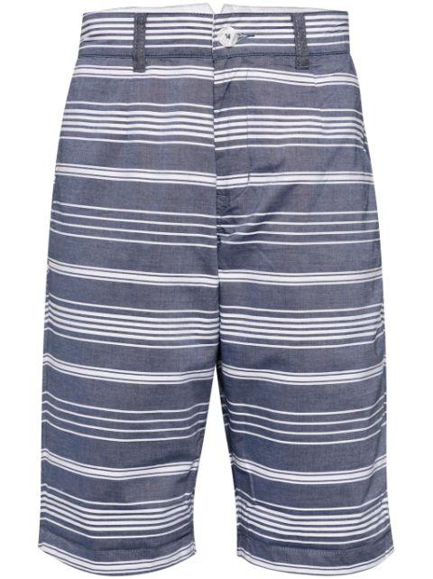 The Reign striped cotton shorts by PRIVATE STOCK
