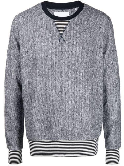 The Trajan stripe-detail jumper by PRIVATE STOCK