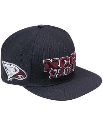 Men's Black North Carolina Central Eagles Arch Over Logo Evergreen Snapback Hat by PRO STANDARD