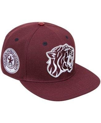 Men's Maroon Texas Southern Tigers Evergreen Mascot Snapback Hat by PRO STANDARD