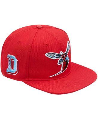 Men's Red Delaware State Hornets Evergreen Mascot Snapback Hat by PRO STANDARD