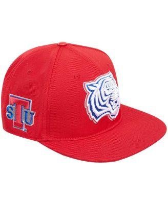 Men's Red Tennessee State Tigers Evergreen Mascot Snapback Hat by PRO STANDARD