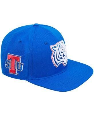 Men's Royal Tennessee State Tigers Evergreen Mascot Snapback Hat by PRO STANDARD