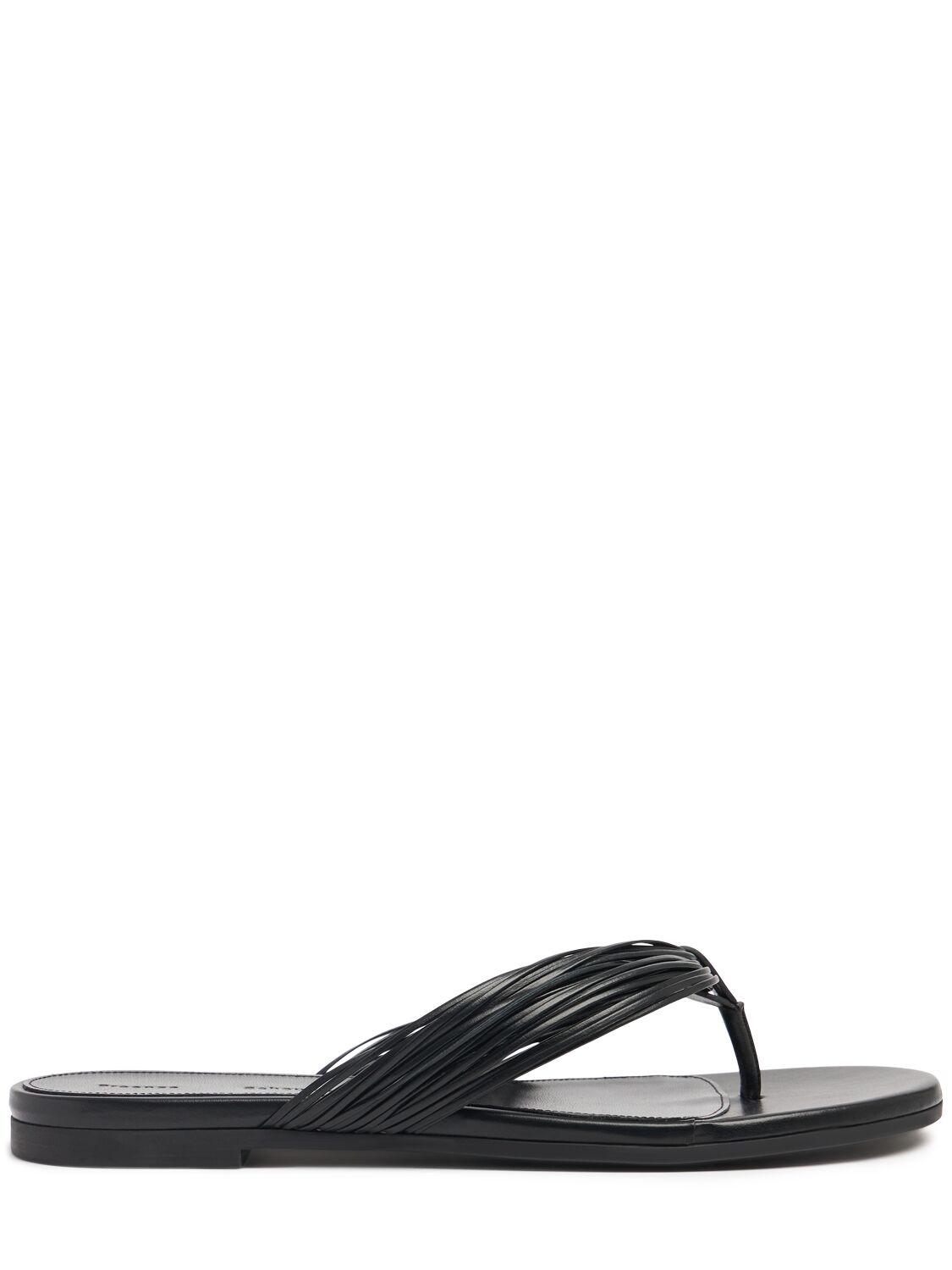 10mm Cable Leather Thong Sandals by PROENZA SCHOULER