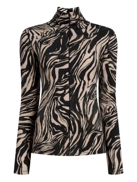 Audrey marble-print top by PROENZA SCHOULER