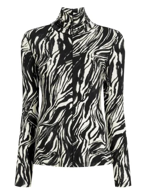 Audrey marble-print top by PROENZA SCHOULER