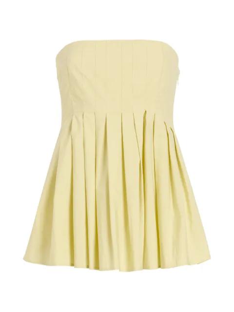 Avine pleated strapless top by PROENZA SCHOULER