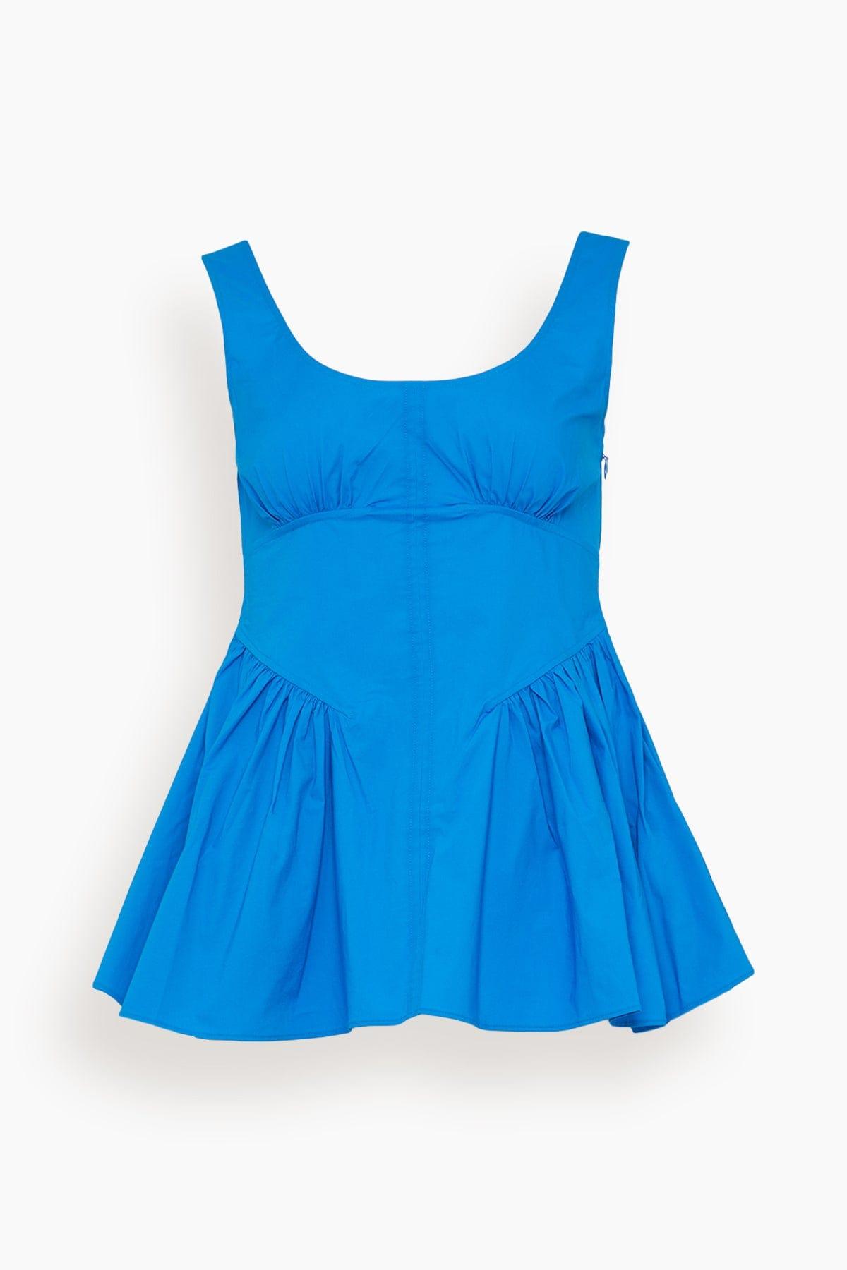 Bader Top in Cyan by PROENZA SCHOULER