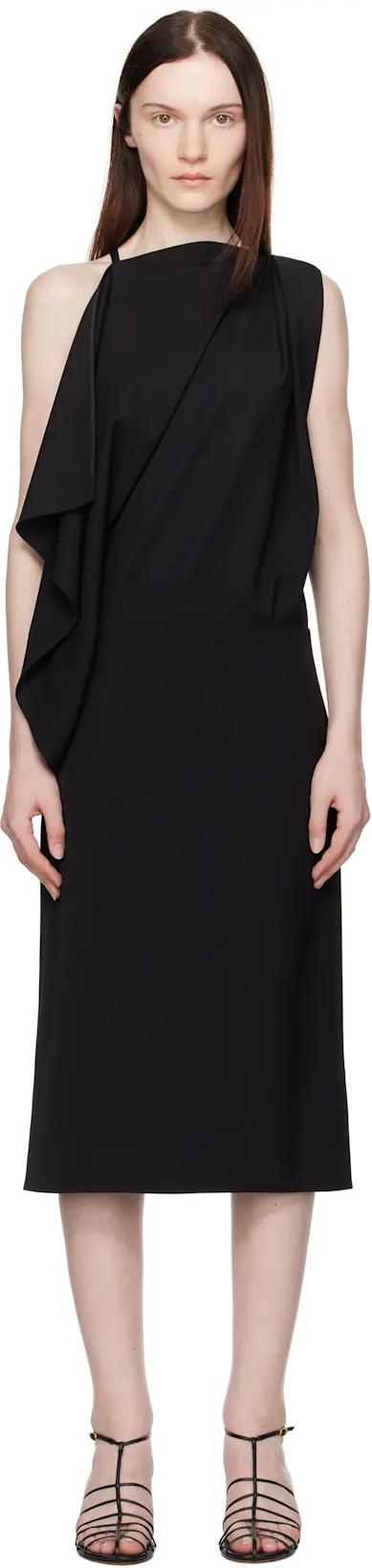 Black Elena Midi Dress by PROENZA SCHOULER