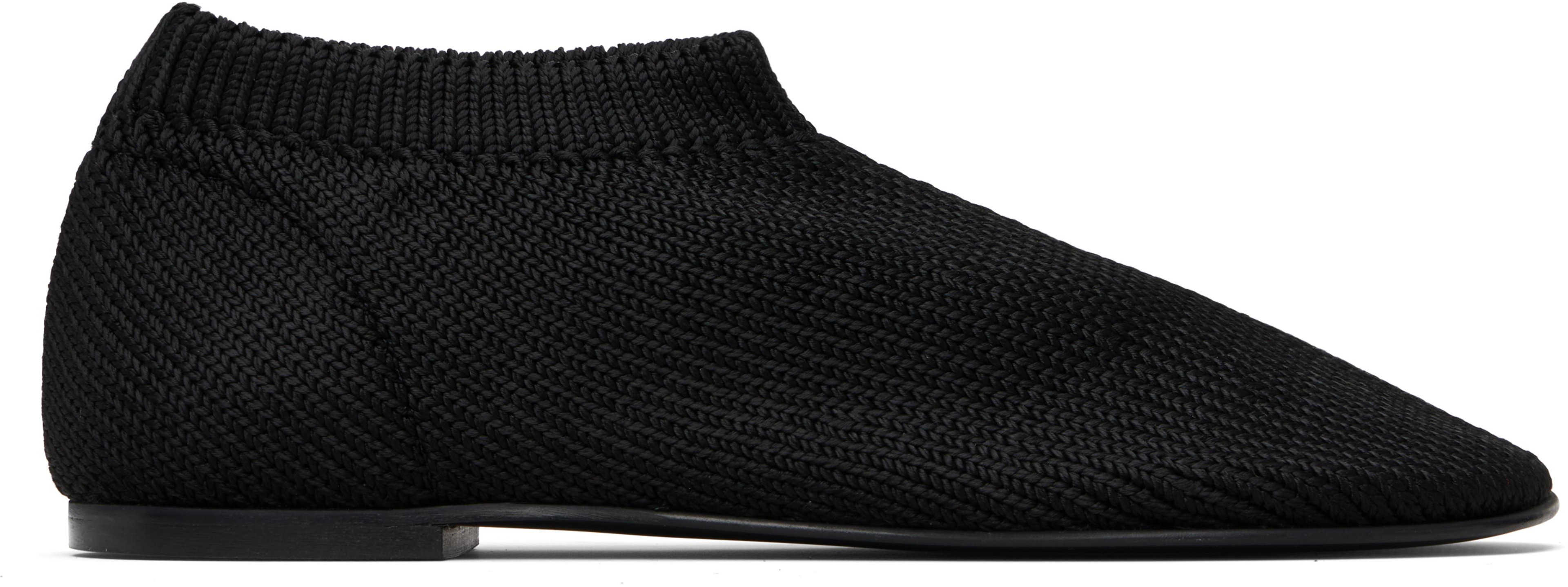 Black Glove Knit Loafers by PROENZA SCHOULER