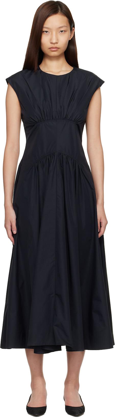 Black Proenza Schouler White Label Nyssa Midi Dress by PROENZA SCHOULER