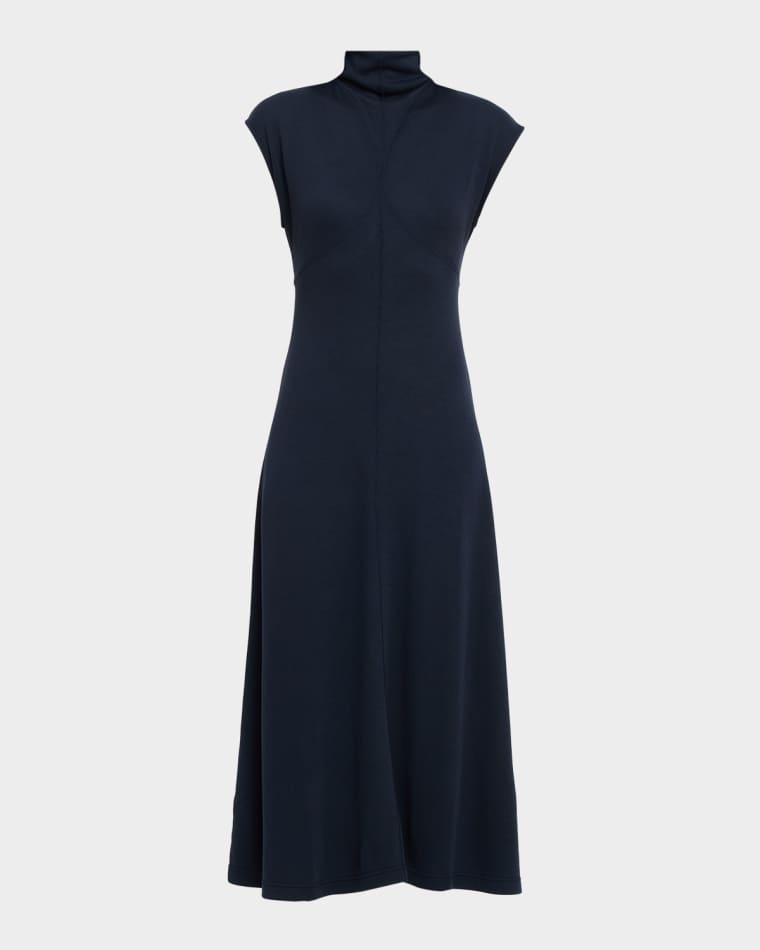 Brea Brushed Knit Turtleneck Midi Dress by PROENZA SCHOULER Brea Brushed Knit Turtleneck Midi Dress by PROENZA SCHOULER