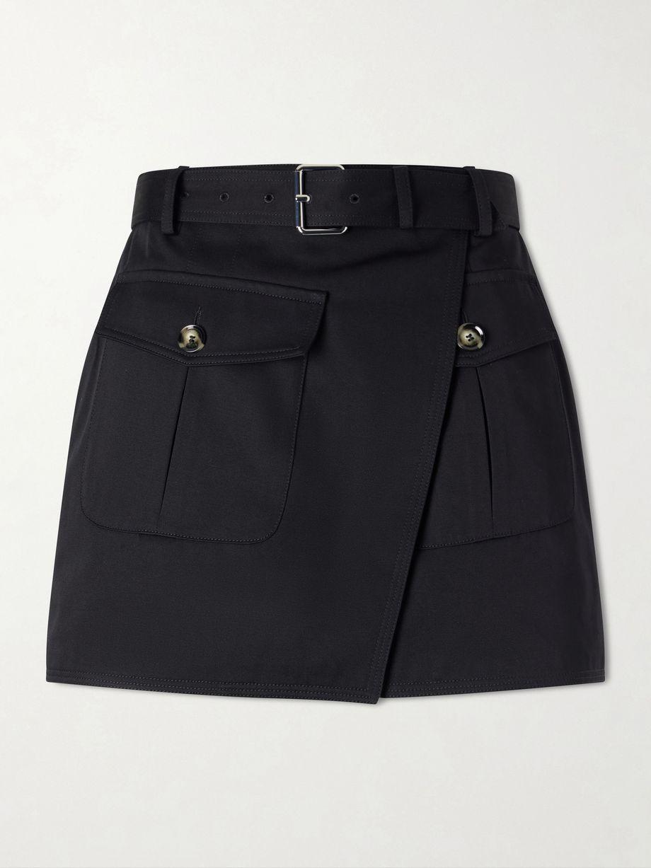 Bruni belted cotton-drill shorts by PROENZA SCHOULER