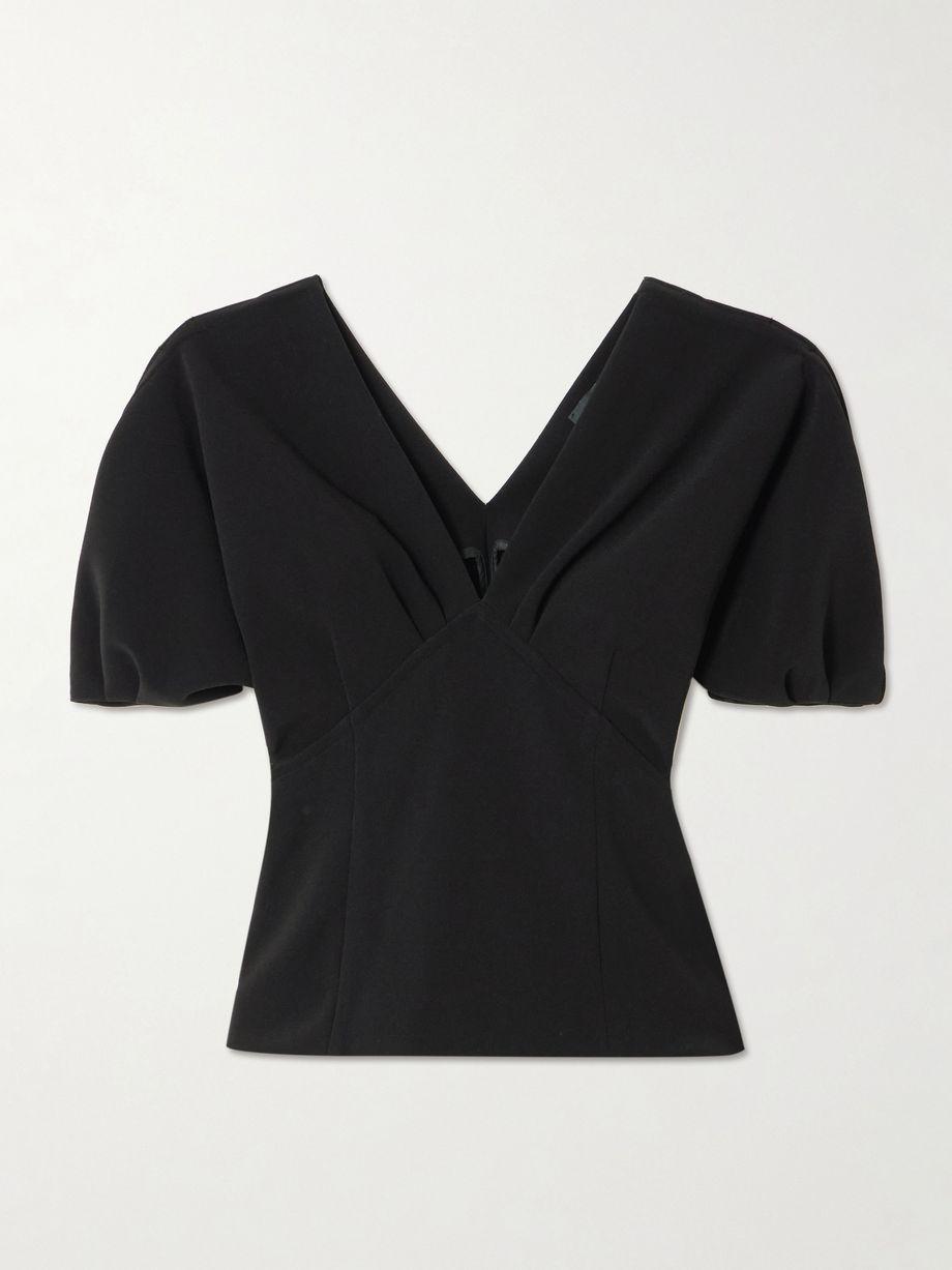 Darena gathered stretch-crepe blouse by PROENZA SCHOULER
