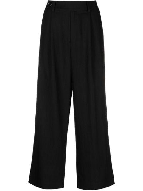 Drapey Suiting wide-leg tailored trousers by PROENZA SCHOULER