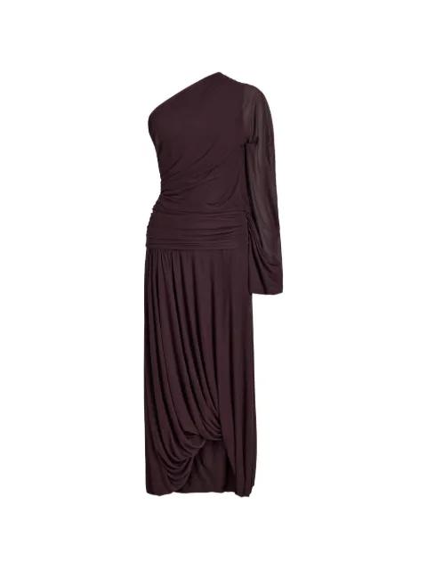 Gabri one-shoulder pleated midi dress by PROENZA SCHOULER