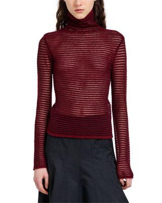 Hailey Stripe Roll Neck Sweater by PROENZA SCHOULER