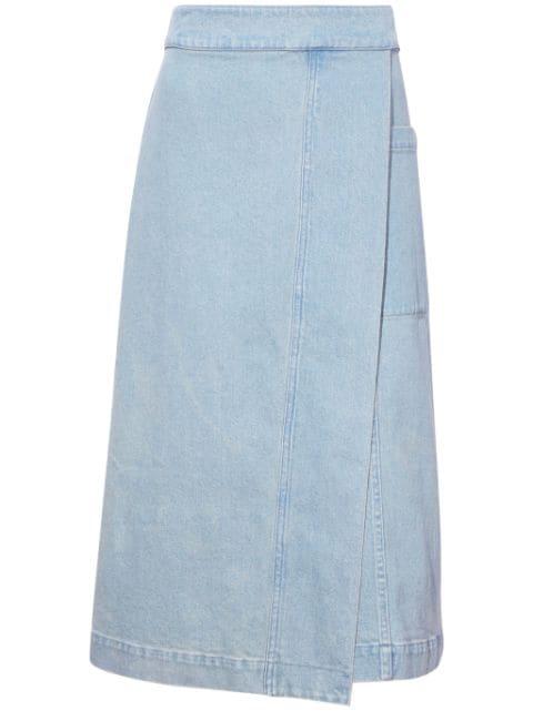 Iris denim midi skirt by PROENZA SCHOULER