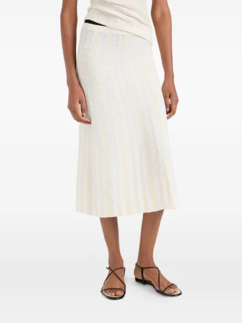 Isley rib-knit midi skirt by PROENZA SCHOULER