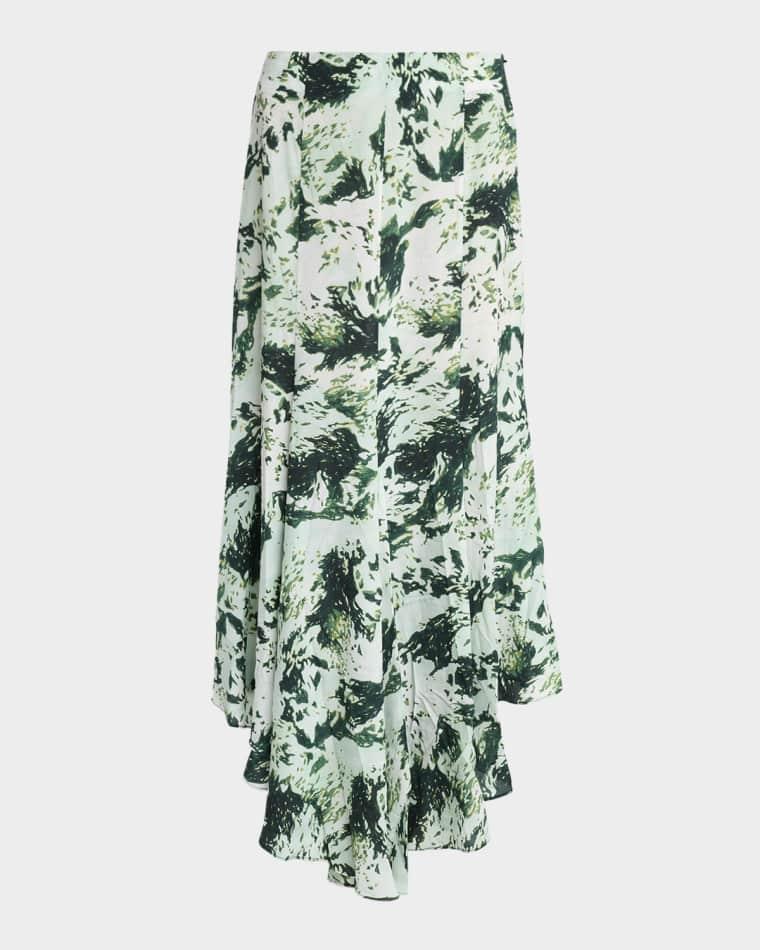 Joelle Printed Silk-Blend Skirt by PROENZA SCHOULER