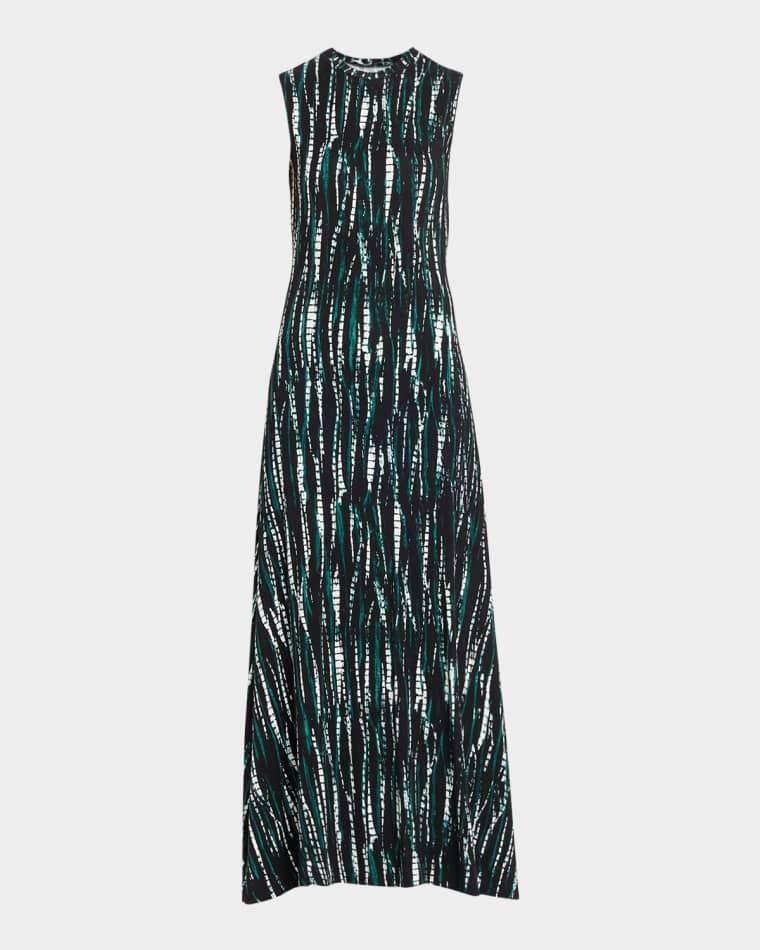Jordyn Sleeveless Abstract-Print Jersey Maxi Dress by PROENZA SCHOULER