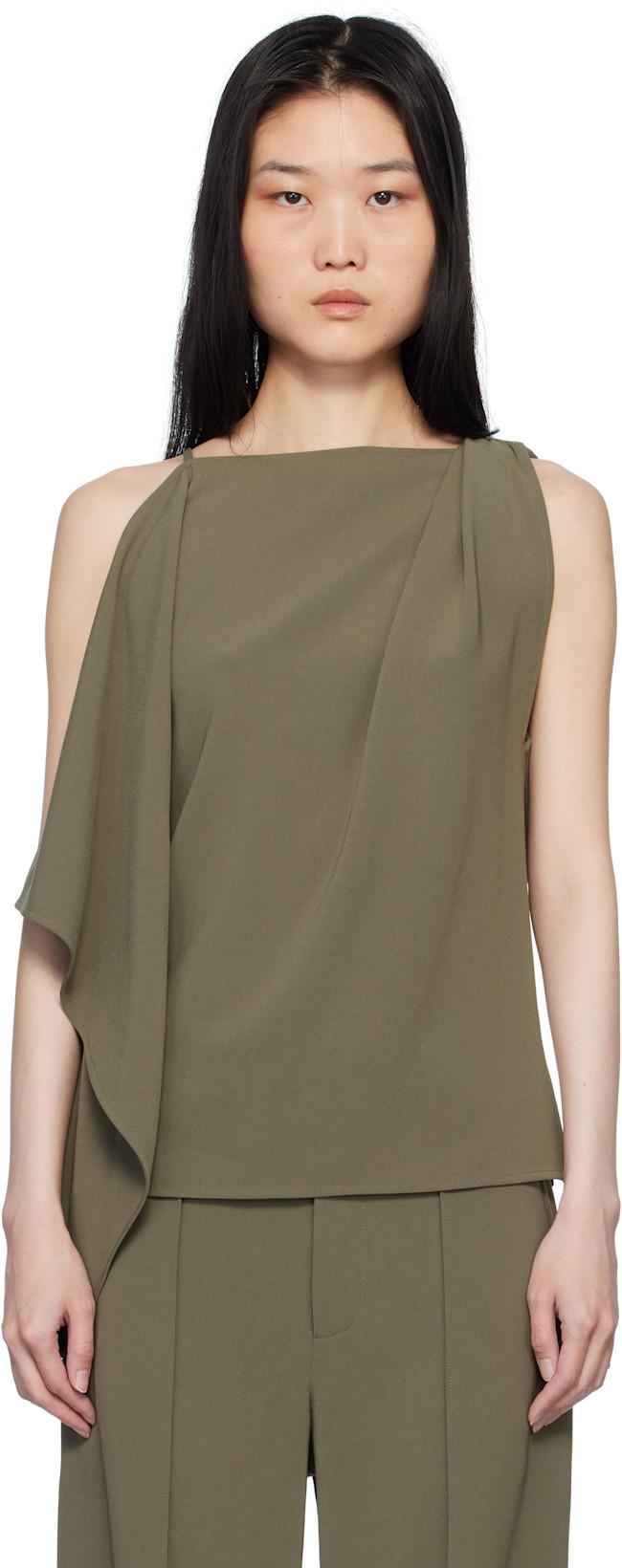 Khaki Alyssa Tank Top by PROENZA SCHOULER