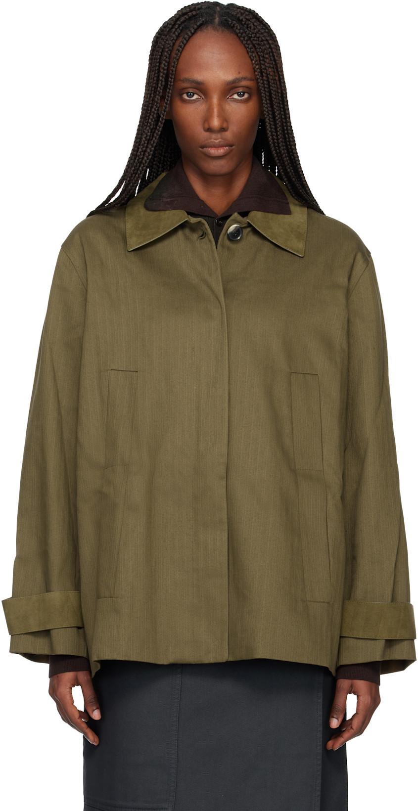 Khaki Proenza Schouler White Label Angela Jacket by PROENZA SCHOULER