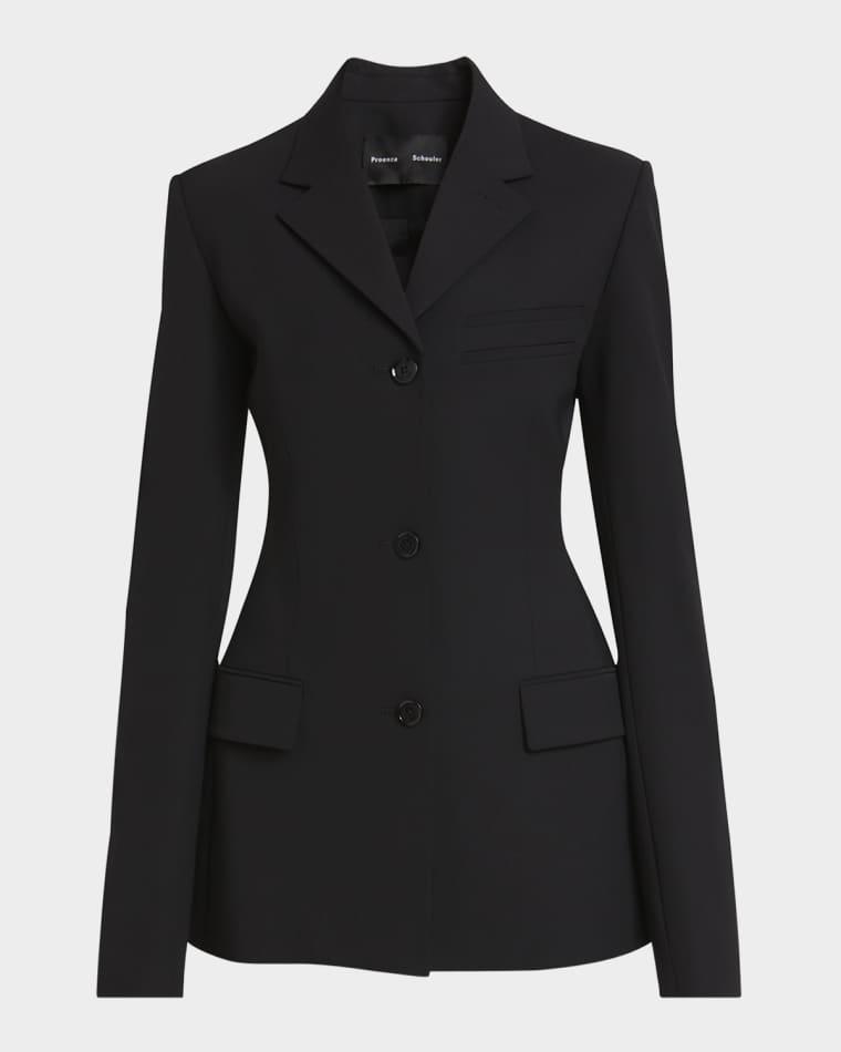 Lark Wool Gabardine Suiting Blazer by PROENZA SCHOULER