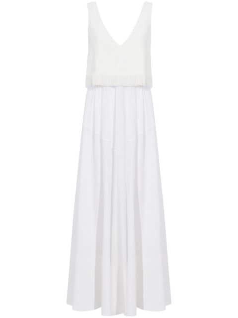 Lynda fringed layered maxi dress by PROENZA SCHOULER