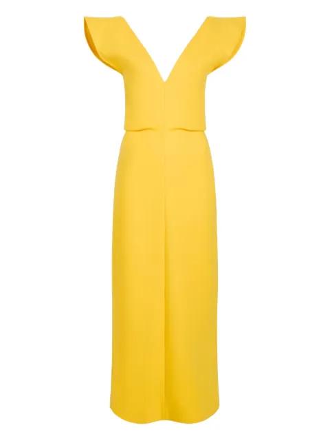 Mariam V-neck midi dress by PROENZA SCHOULER