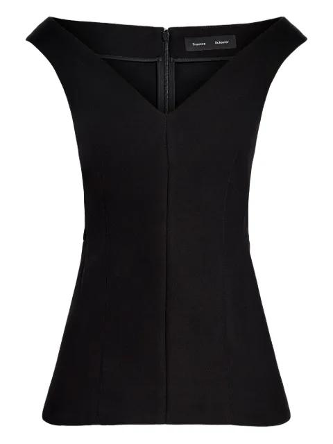 Mariam V-neck top by PROENZA SCHOULER