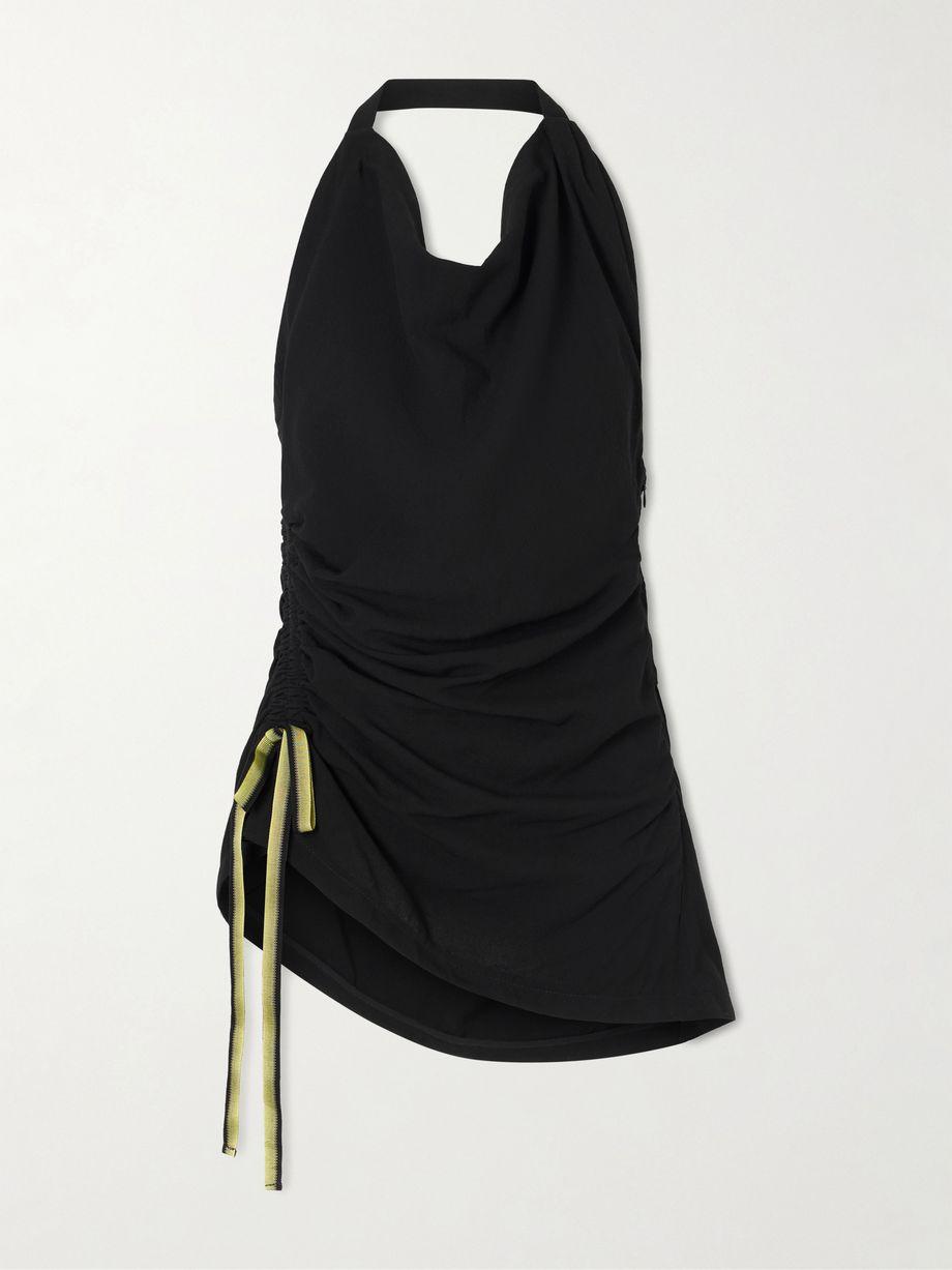 Melia ruched crepe halterneck top by PROENZA SCHOULER